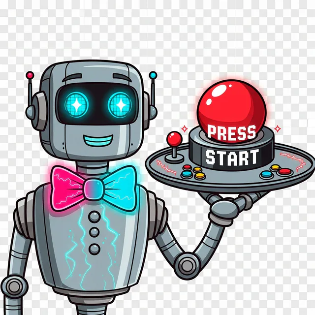 Rádi, a Bad Buttons neon robot kabalája